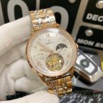Replica Two Tone Rose Gold Omega Complications Moonphase Watch 42mm